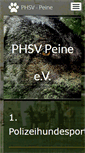 Mobile Screenshot of phsv-peine.de